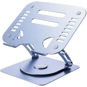 Rotating Two Holes Lifting Laptop Stand (Grey)