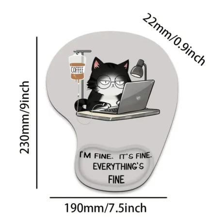 Ergonomic Mouse Pad with Wrist Rest