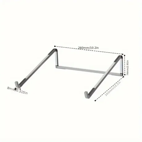 Sleek Aluminum Alloy Laptop Stand